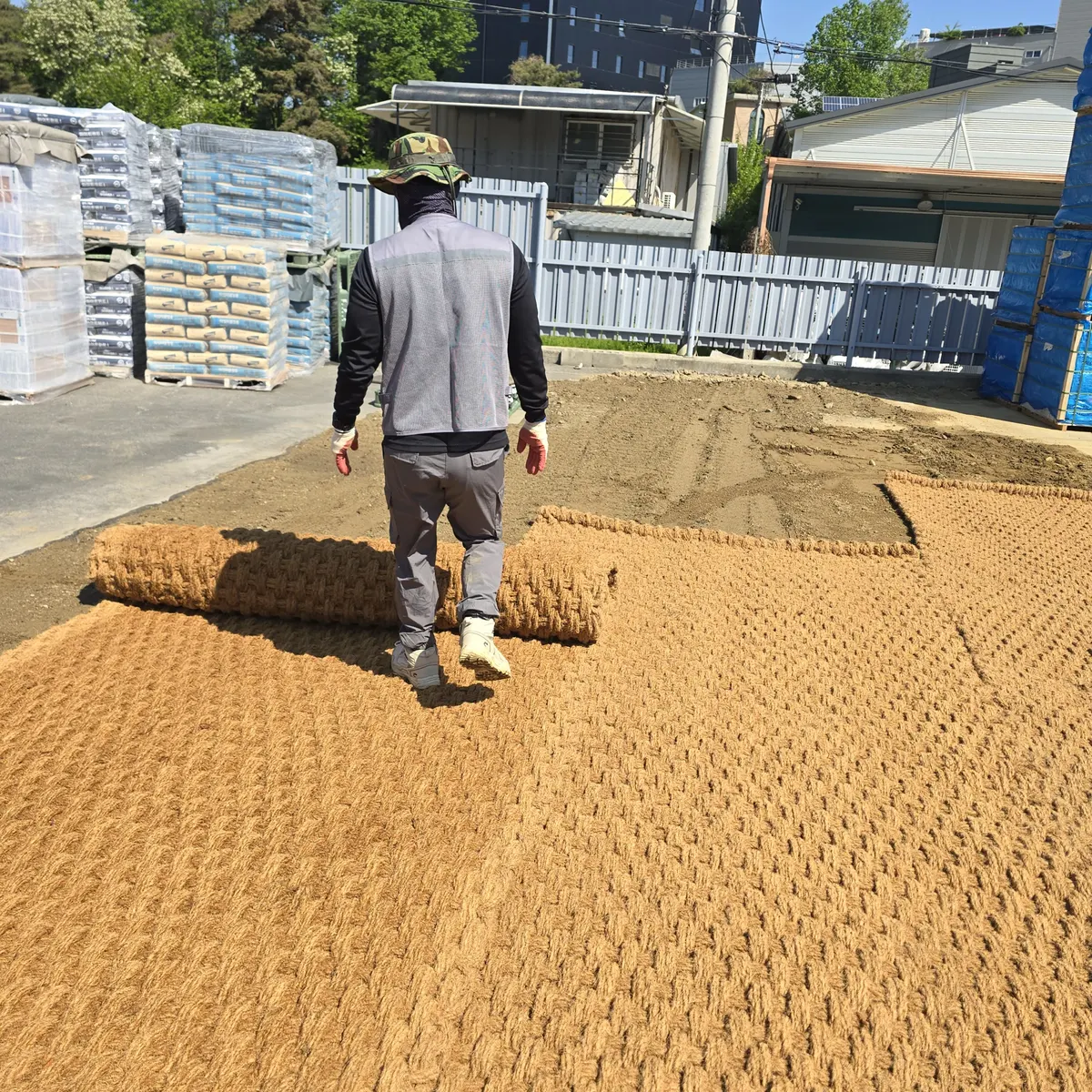 코코넛매트설치 연관 코코넛매트시공 시공 사진 배너
